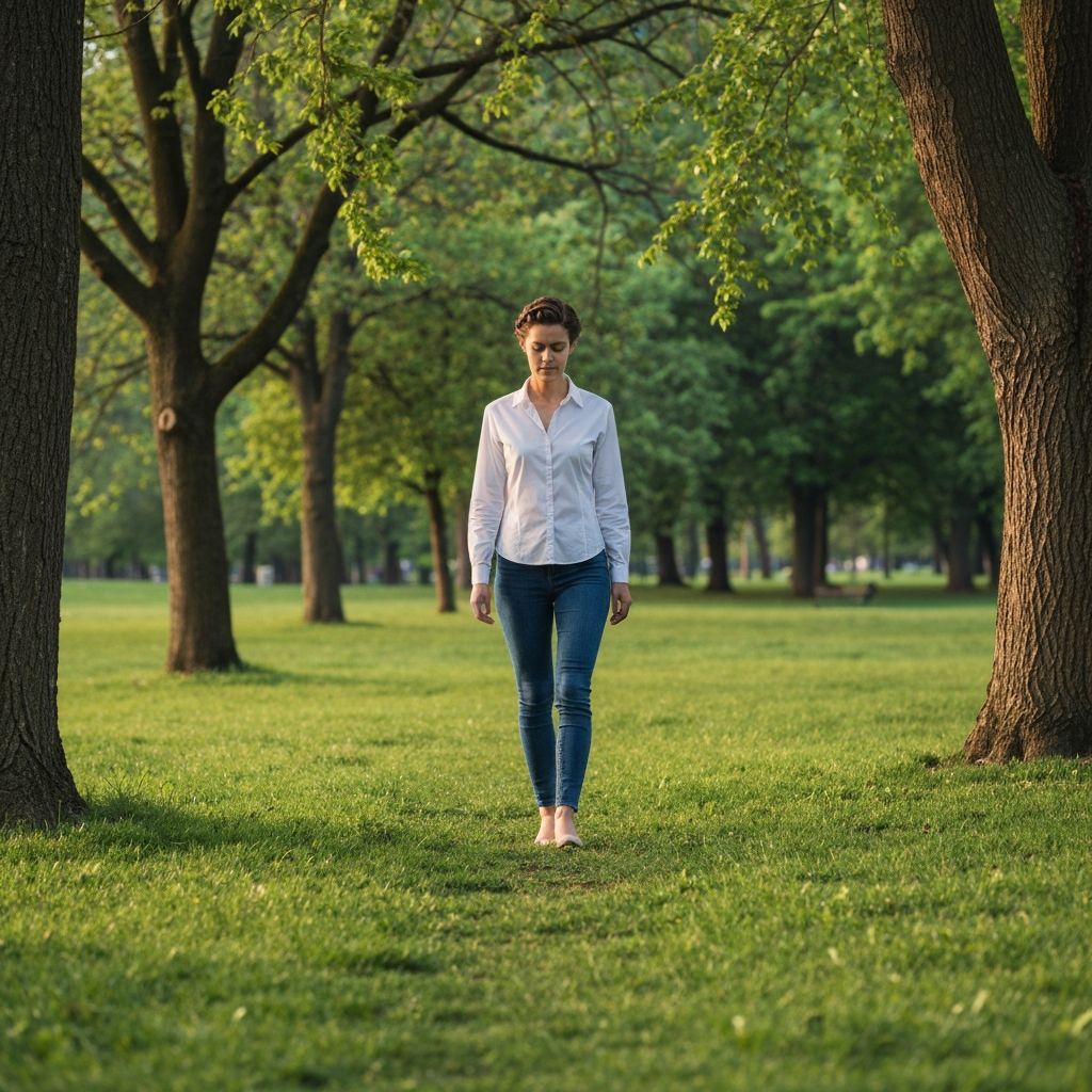 Мирна разходка в парк, природа и движение